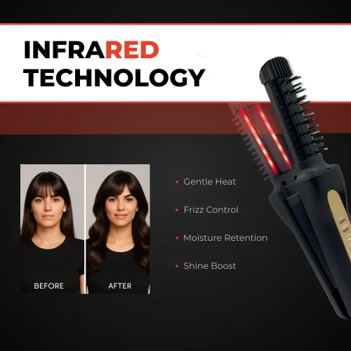 Vista 4 de YA-MAN SPA Styler® Volumen Inalámbrico + Suave - Estilo Inalámbrico, Reimaginado. Cepillo caliente híbrido + plancha plana