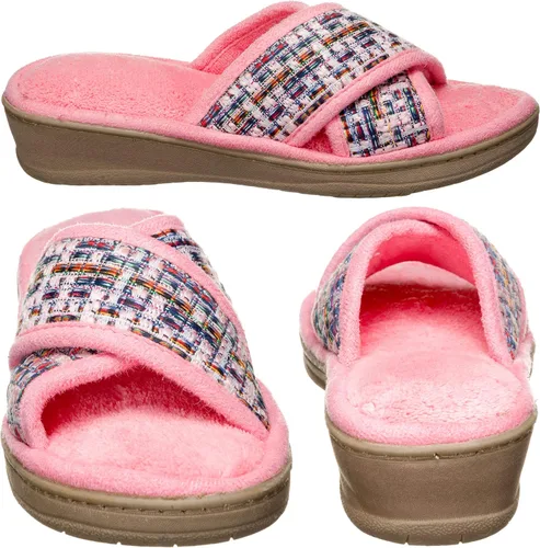 Vista 2 de isotoner Novedades para mujer Tween Nikki X Slide, Rosado