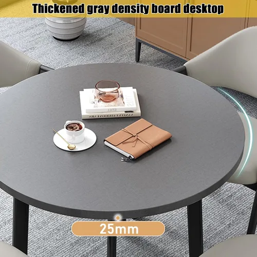 Vista 3 de YVYKFZD Office Reception Room Club Table, Small Kitchen Dining Table Set, Round Conference Table, Business Conference Room Table and Chair Set Save