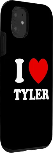 Vista 3 de Carcasa divertida Tyler Tyler para iPhone 11 I Love Tyler I Heart