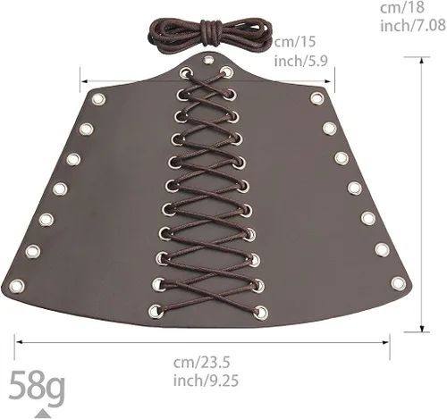 Vista 6 de Brazalete de cuero para hombre, mujer, 2