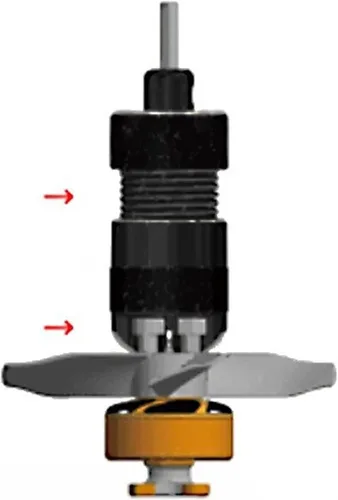 Vista 9 de VBESTLIFE Herramienta de extracción de hélice para drones, herramienta de eliminación de hélice de drones de aleación de aluminio para RC FPV Drone