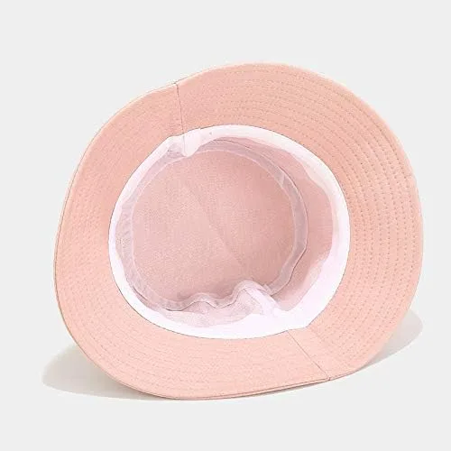 Vista 4 de Quanhaigou Sombreros unisex para el sol, sombrero de playa de moda para hombres y mujeres, gorra Boonie de verano al aire libre para niños y niñas