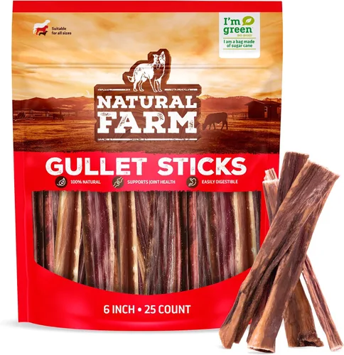 Vista 40 de Natural Farm Golosinas de colágeno trenzadas para perros (30 cm, paquete de 6), palitos de colágeno, golosinas naturales para perros, de larga
