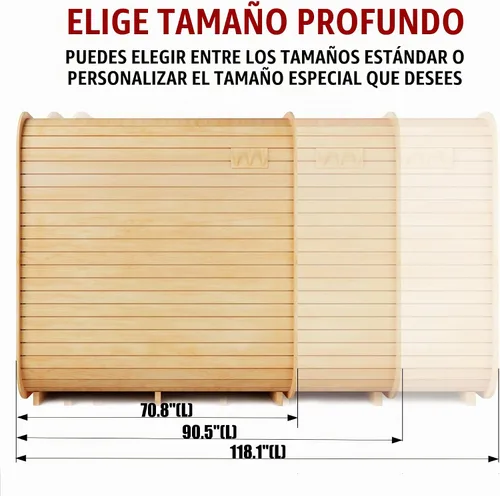 Vista 5 de Kit de sauna de cubo de madera de cedro rojo canadiense, personalizable, cuadrado, para exteriores, con porche, 220V, estufa eléctrica HARVIA