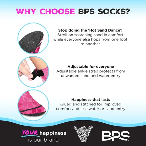 Vista 33 de BPS "Second Skin" - Calcetines de voleibol de playa ultra flexibles de secado rápido, calcetines de fútbol de arena, botines de deportes acuáticos
