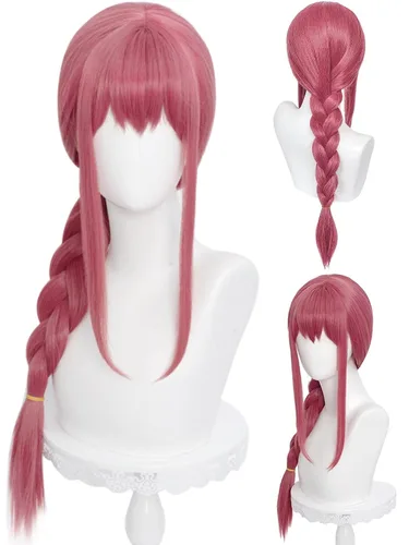 Vista 28 de Peluca corta y recta de anime para cosplay de anime de 14 pulgadas, peluca