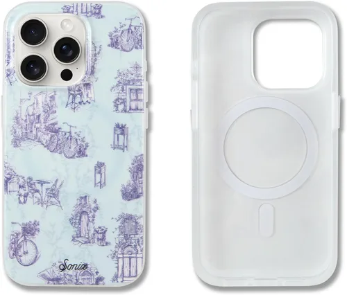 Vista 37 de Sonix x Barbie Funda para iPhone 15 Pro Compatible con MagSafe Probada para caídas de 10 pies Golden Hour