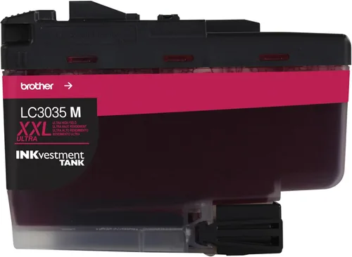 Vista 8 de Brother Genuino LC3035M, Paquete Individual de Ultra Alto Rendimiento Magenta -Tanque de Tinta Inkvestment -Cartucho de Tinta, Rendimiento de Página