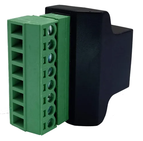 Vista 6 de Terminal de tornillo RJ45 8P 8C hembra a 8 pines hembra, terminales tipo tornillo, enchufe de red Ethernet para AV CCTV UTP DVR Cat5 Cat6 Cat7