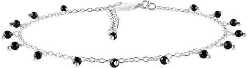 Vista 71 de Yanara Tobilleras de piedras preciosas para mujer, piedra natal natural, chapada en plata, joyería hecha a mano en 8.5 + 1.5 pulgadas, cristales