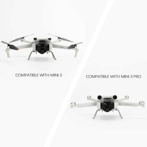 Vista 3 de Tren de aterrizaje para DJI Mini 3/Mini 3 Pro Kit plegable de patas extendidas para accesorios Mini 3 Pro