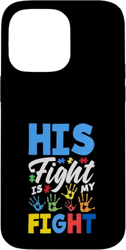 Vista 10 de His Fight is My Fight Autism Awareness Case for iPhone Air