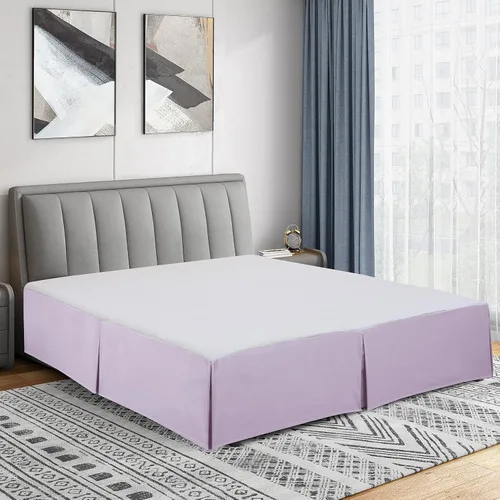 Vista 10 de Cathay Home Falda de cama plisada de microfibra de doble cepillado de fácil ajuste, ultra suave, resistente a la decoloración y a las arrugas