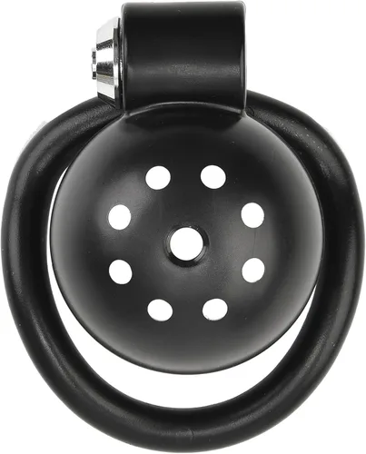 Vista 5 de Jaula de castidad masculina con cierre a presión con 5 anillos y dilatador uretral de metal, jaula plana de castidad, catéter uretral, dispositivos