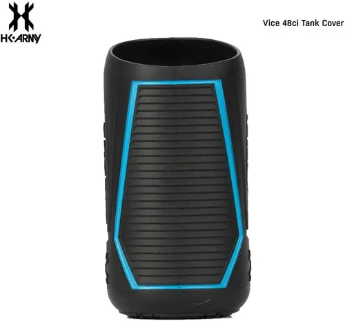 Vista 3 de HK Army 48/3000 Vice Paintball Tank Cover - Negro/Azul