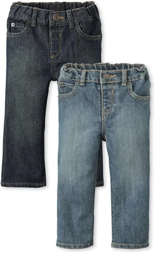 Vista 6 de The Children's Place Baby Boys' and Toddler Bootcut Jeans marea de alberca