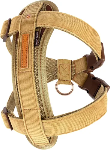 Vista 16 de EzyDog Arnés para perro sin tirones con placa de pecho – Arnés a prueba de escape con costuras reflectantes y acolchado cómodo para paseos fáciles