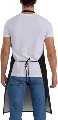 Vista 3 de Delantal personalizado para mujer, delantales personalizados con logotipo de texto fotográfico, delantales de cocina para regalos