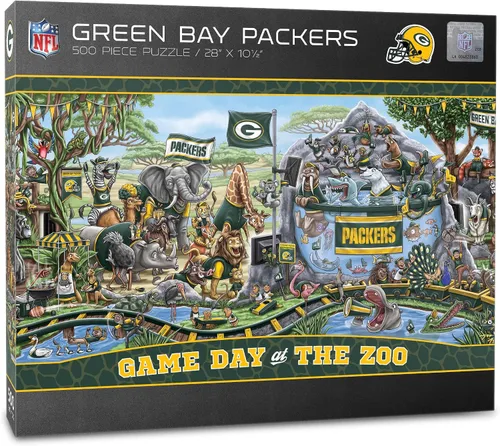 Vista 18 de YouTheFan - Rompecabezas NFL Game Day at The Zoo, 500 piezas