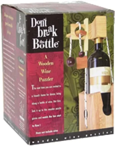 Vista 2 de Rompecabezas original de regalo para adultos con texto en inglés "Don't Break the Bottle