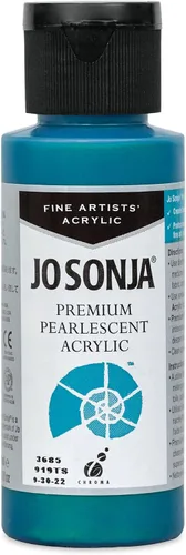 Vista 4 de Jo Sonja Premium Pearlescent - Azul
