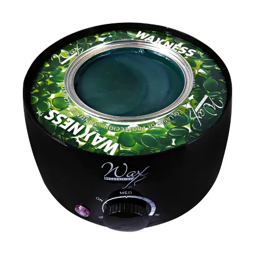 Vista 5 de Paquete de 50 collares de protección de cera Waxness, color verde, se adapta a la mayoría de latas y macetas de 14 a 16 onzas