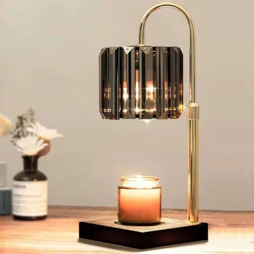 Vista 10 de Yuichoy Lámpara Calentadora de Velas con Temporizador, Calentador de Velas Eléctrico Regulable de Altura Ajustable, Regalos para Mujeres y Mamá