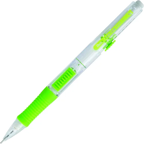 Vista 12 de Pentel QUICK CLICK - Portaminas mecánico (0.7mm), cuerpo verde, caja de 12 lápices (PD217D)