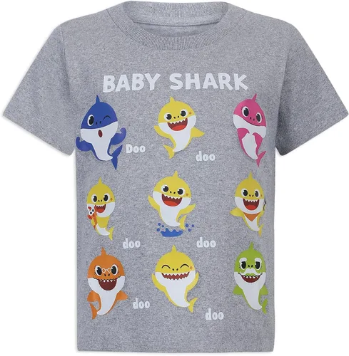 Vista 2 de Nickelodeon Conjunto de camiseta y pantalón corto de tiburón para bebés niños pequeños