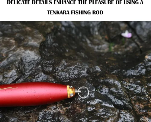 Vista 7 de Tenkara Rod - Kit de caña de pescar con mosca, caña de pescar para niños, cañas plegables para moscas de arroyo pequeño, para todas las aguas, tubo