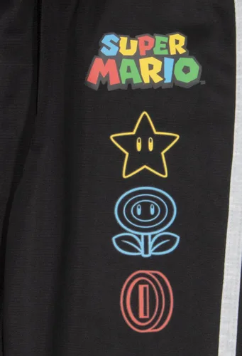 Vista 5 de Nintendo Super Mario Bros - Conjunto de 3 piezas de pantalones para niños, camiseta de manga corta, pantalones cortos y pantalones deportivos