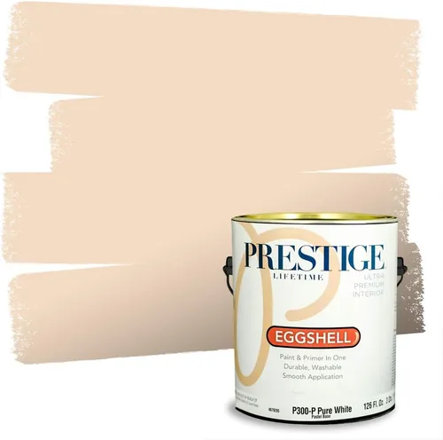 Vista 64 de PRESTIGE Pintura exterior e imprimación en uno, bronceado Aberdeen, plano, 1 galón