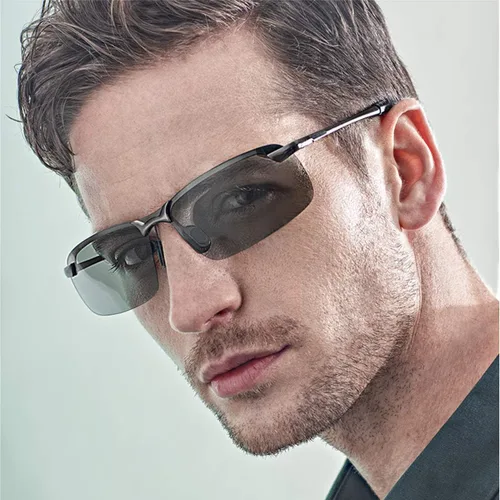 Vista 7 de K.LAVER Gafas de sol fotocrómicas polarizadas para hombres y mujeres gafas de visión nocturna para conducir ciclismo UV400 transición sombras