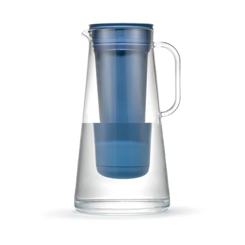 Vista 10 de LifeStraw Home – Jarra de filtro de agua, 7 tazas, Azul medianoche, sin BPA Diseñada para protección diaria contra bacterias, parásitos