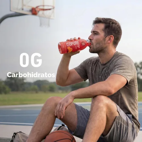 Vista 7 de Isopure Zero Carb 32g Proteína Transparente Lista para Beber, Aislado de Proteína de Suero, Ponche Alpino, 12 Paquetes (El empaque puede variar)