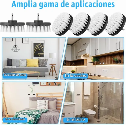Vista 3 de Remerry Juego de accesorios para cepillos de taladro, 6 piezas, limpieza