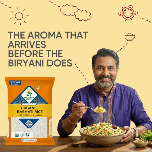 Vista 6 de 24 Mantra Organic Arroz Basmati 10LB
