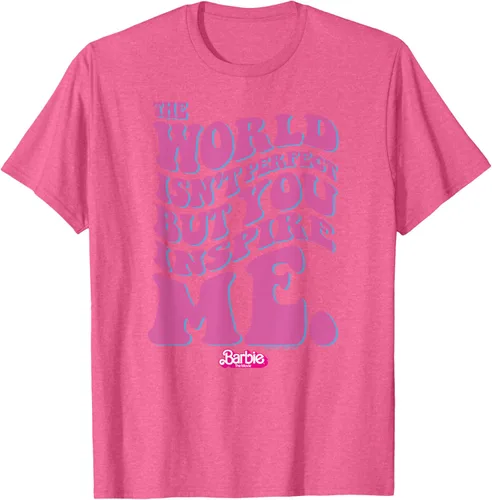 Vista 32 de Barbie Camiseta The Movie - You Inspire Me, Negro