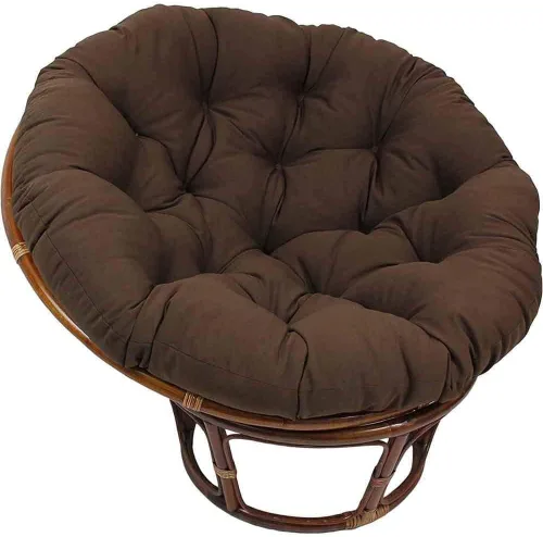 Vista 7 de Cojín colgante para silla de hamaca, cojín de tumbona para interiores y exteriores, cojín redondo grueso para silla de huevo, cojín de asiento