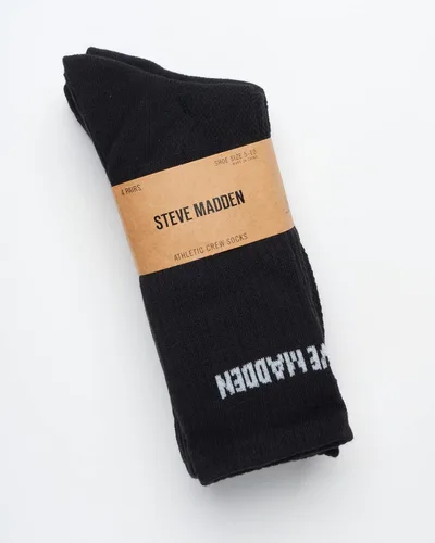 Vista 3 de Steve Madden Womens Socks Athletic Performance Running Socks Cushion Crew Socks for Women 4 Pack