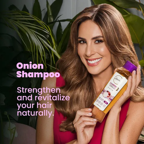 Vista 2 de ANYELUZ Kit Duo - Champú de cebolla + tamaño mini de viaje, cuidado e hidratación del cabello, control de aceite y limpieza profunda, fórmula
