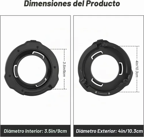 Vista 3 de Godox Adaptador de montaje Bowens ML-GB para Godox