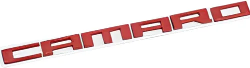 Vista 3 de 2 emblemas de repuesto para Chevrolet Camaro, 2 unidades, color rojo