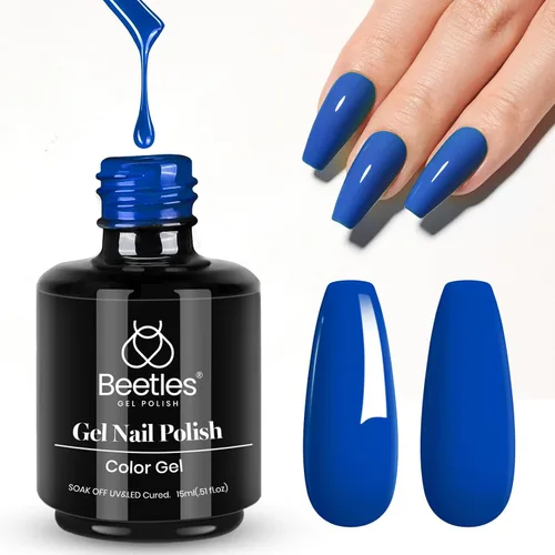 Vista 80 de Beetles - Esmalte de uñas en gel, 1 unidad de 0.5 onzas fluidas (15ml), extracción por remojo, arte de uñas, estética de manicura, bricolaje, curado