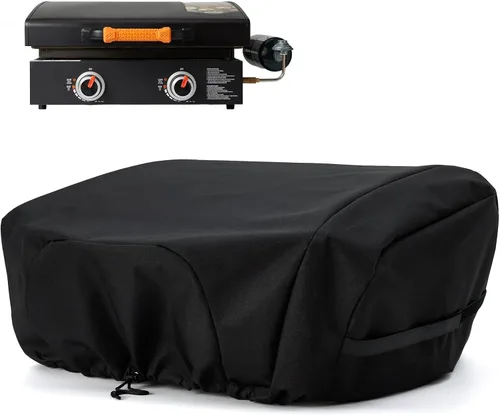 Vista 9 de NOELIFE - Funda para parrilla Blackstone de 17 pulgadas sin capucha, accesorios para parrilla Blackstone de 17, el cilindro de combustible
