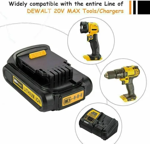 Vista 7 de Batería de repuesto para Dewalt DCD771 DCD708 DCD777 DCD791 DCD785 DCD771c2 DCD777c2 DCD780 DCD796 DCD999 DCD985 DCD800 DCD793d1 DCD7099 DCD80 5