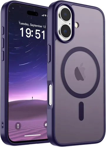 Vista 167 de SUPFINE Funda magnética para iPhone SE 2022 (3ª)/2020 (2ª), iPhone 8 (compatible con MagSafe) (protección contra caídas de grado militar), funda