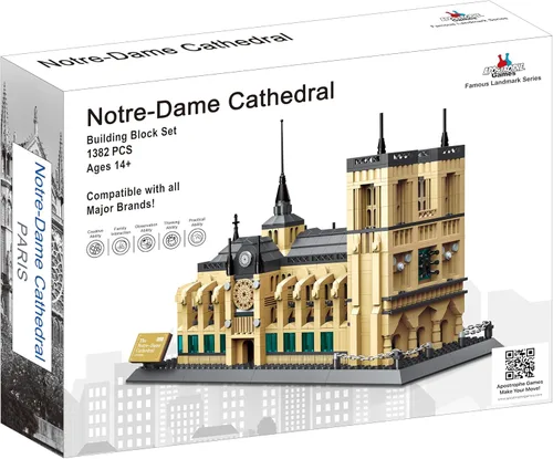 Vista 3 de Juego de pieza de construcción Serie Landmark Perfect for architecture lovers, history enthusiasts, and builders who enjoy detailed landmark