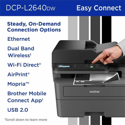 Vista 10 de DAMAGE BOX Brother DCPL2640DW Multifunci